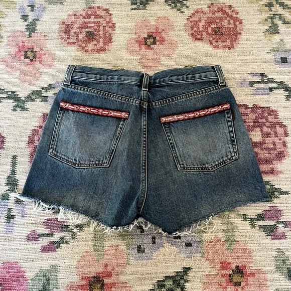 Saint Laurent Paris Jean Shorts